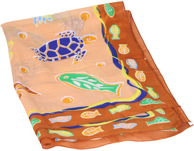 Rima Beachwear Kids Beach Towel Brown 115x85cm