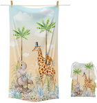 Soap Tales Kids Beach Towel Beige 140x70cm