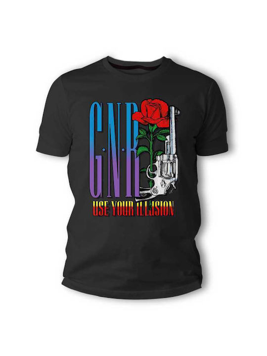 Frisky T-shirt Guns N' Roses Your σε Μαύρο χρώμα