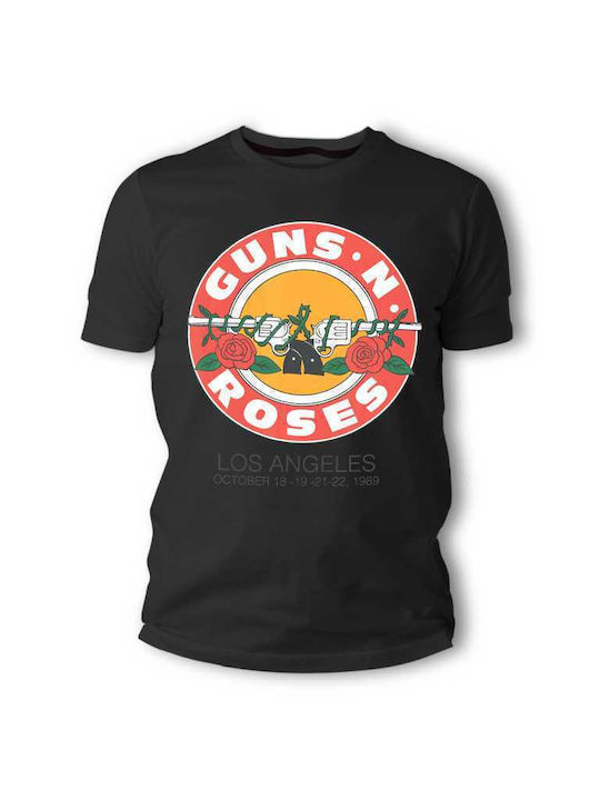 Frisky T-shirt Guns N' Roses σε Μαύρο χρώμα