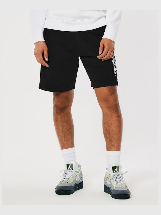Hollister Αθλητική Ανδρική Βερμούδα Μαύρη Hollister Αθλητική Ανδρική Βερμούδα Μαύρη