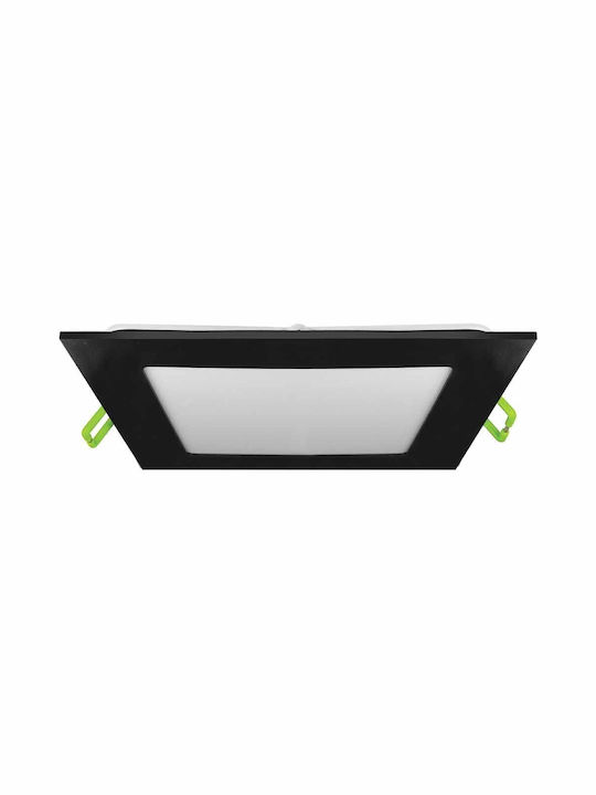 Vivalux Platz Vertieft LED Panel 6W mit Natürliches Weiß Licht 4000K