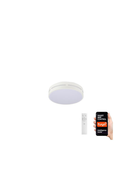 Immax Rotund În aer liber Panou LED Putere 24W cu Bianco reglabil Lumini