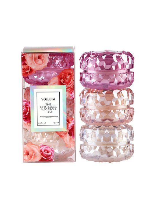 Voluspa Scented Candle Jar Pink 1pcs