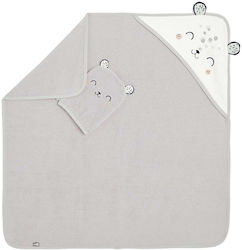 Petit Beguin Graues Kinder Strandponcho