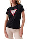 Γυναικείο T-shirt Μαύρο