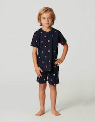 Love Kids' Pajamas Summer Navy Blue