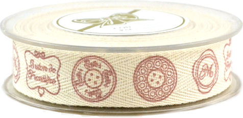 Kappa Decor Fabric Ribbon Pink 25mm 9m 1pcs