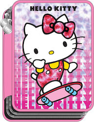 Gim Hello Kitty Κασετίνα Γεμάτη με 2 Θήκες σε Ροζ χρώμα 1τμχ