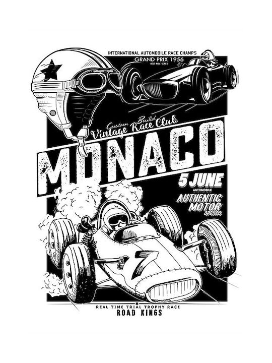 Walls Poster Monaco Race Illustration 15x20cm