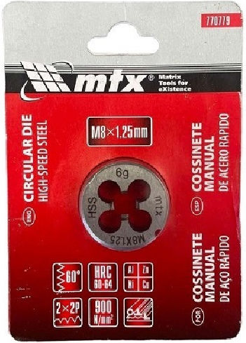 MTX Die 8x1.25mm 770779