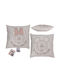 Disney Kids Decorative Pillow Minnie & Mickey White 40x40cm