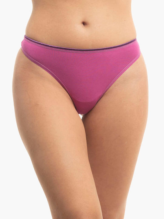 A.A UNDERWEAR Baumwolle Damen Zeichenfolge Fuchsie