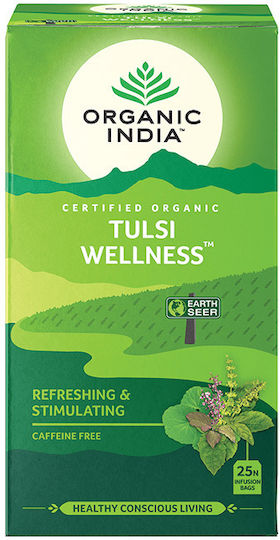 Organic India Τσάι Wellness 25 Φακελάκια