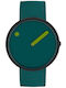 Picto Men's Watch 40mm Battery with Green Fabric Strap
