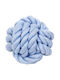 Nobleza Cotton Rope Топка Игра за Кученце Дъвчаща 6.3εκ. Синя 1бр