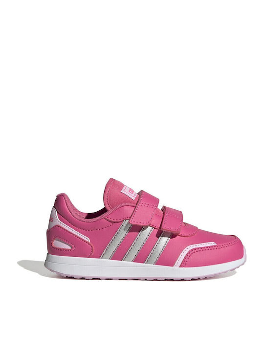 Vs Switch 3 CF C Waterproof Kids Sports Shoes Running with Hoop & Loop Closure Pink