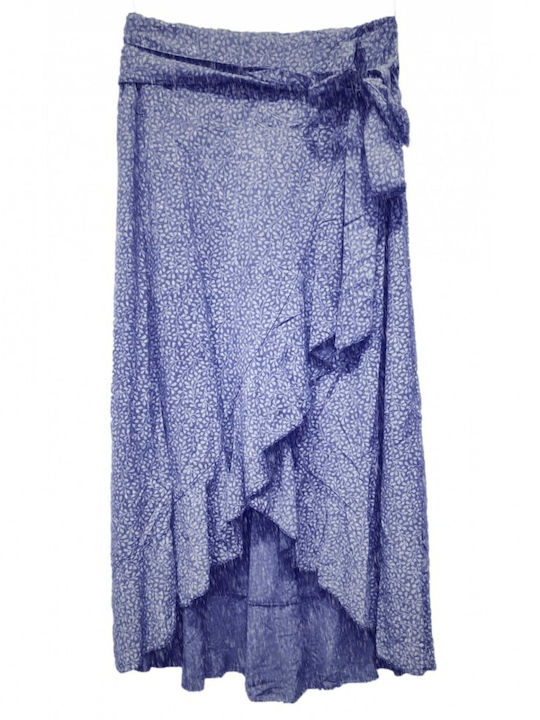 DeFacto Midi Envelope Skirt in Blue color