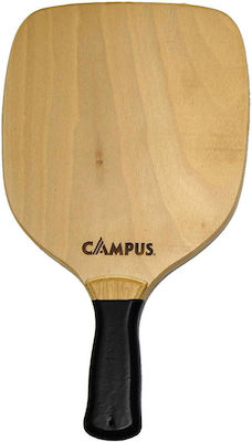 Campus Strandracket Beige mit Geradem Griff Braun