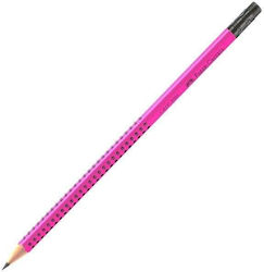 Faber-Castell Pencil HB with Eraser Fuchsia