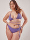 Gigi Set Bikini Τριγωνάκι Μωβ