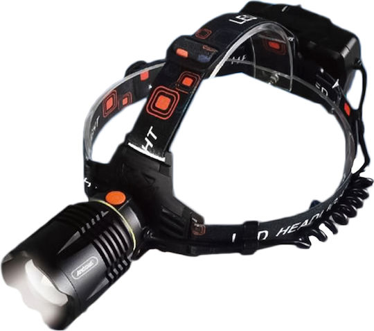 Andowl Rechargeable LED Head Flash Light with Maximum Brightness 400lm