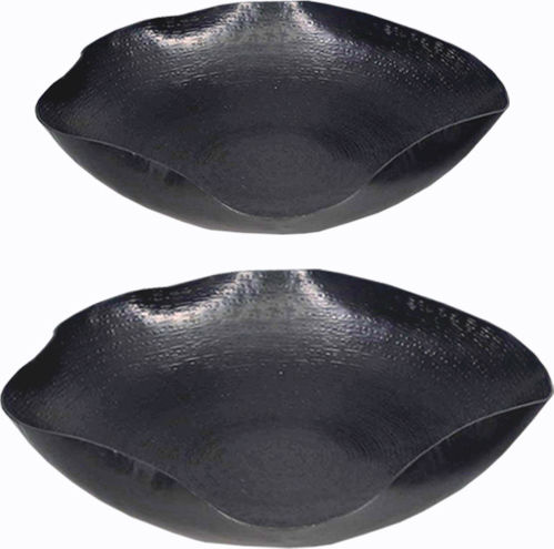 Art et Lumiere Metallic Rectangular Decorative Tray 2pcs