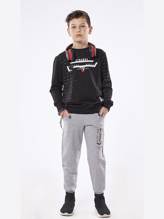 Hashtag Kids Sweatpants Set Black 2pcs