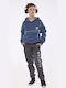 Hashtag Kids Sweatpants Set Blue 2pcs