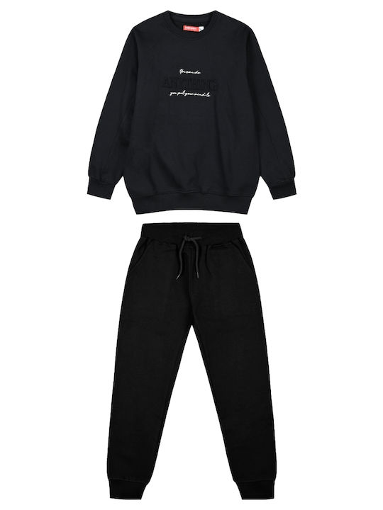 Energiers Kids Sweatpants Set black 2pcs 12-123083-0