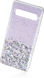 Naxius Glitter Coperta din spate Silicon Violet (Galaxy S10 5G)