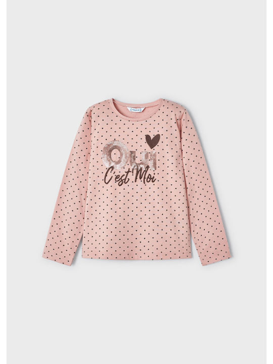 Mayoral Kids Blouse Long Sleeve Pink