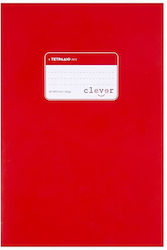 Clever Τετράδιο Ριγέ Β5 50 Φύλλων Κόκκινο Clever Τετράδιο Ριγέ Β5 50 Φύλλων Κόκκινο