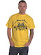 Rock Off Metallica Logo T-shirt Yellow