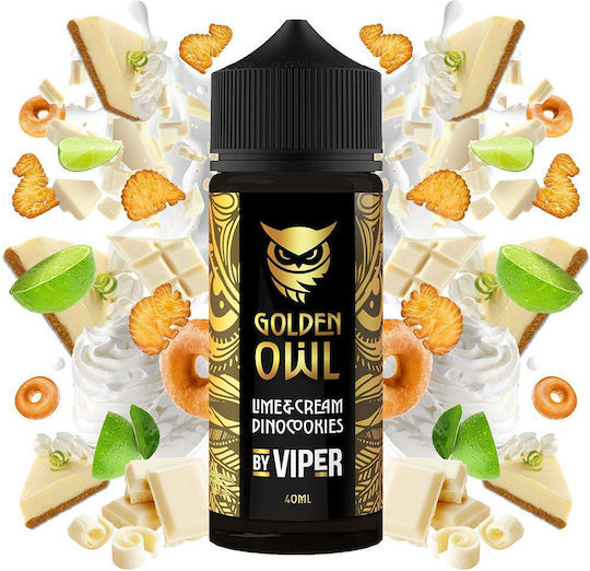 Viper Shot de aromă Golden Owl Crema de Lime și Biscuiți Dino 40ml/120ml 1buc