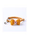 Animal Hundehalsband aus Nylon in Gelb Farbe