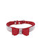 Hundehalsband aus Nylon in Rot Farbe Klein 1.5mm x 21cm