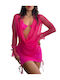 Chica Women's Dress Beachwear Pink
