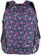 +Efo 4zip Schulranzen Rucksack Junior High-High School mit Flaschenhalter Mehrfarbig 30lt 31 x 22 x 44cm