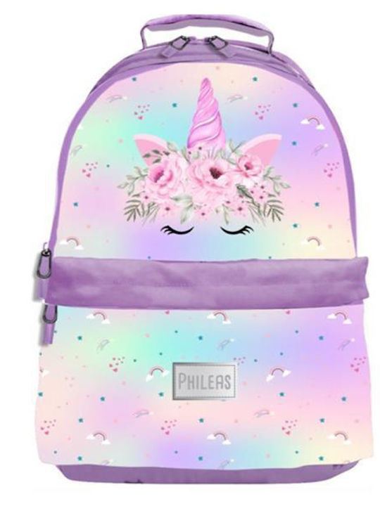 Next Unicorn Phileas School Bag Backpack Elementary, Elementary in Purple color