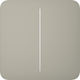 Ajax Systems Recessed Wall Switch Lighting Two-Way without Frame Beige