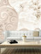 Wall Mural Fabric Beige L100xW70cm