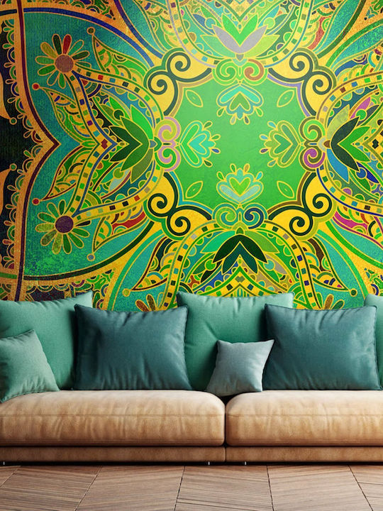 Wall Mural Fabric Green L250xW175cm