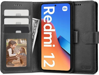 Tech-Protect Wallet Synthetic Black (Redmi 12 4G / Redmi 12 5G)