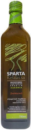 Sparta Gourmet Ulei de Măsline Extra Virgin Produs organic cu Aromă fără parfum 750ml 1buc