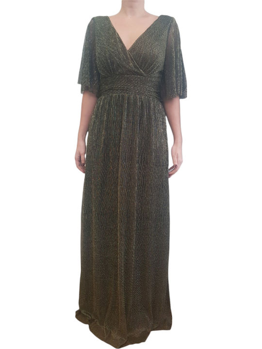 Maxi Kleid für Hochzeit / Taufe Gold
