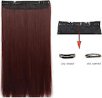 Hairpieces in Dark Red Color 60cm