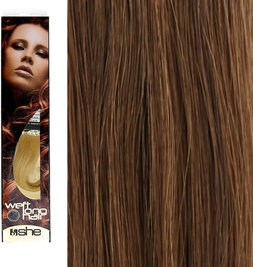 She Hairpieces with Natural Hair in Blonde Color 10 55cm Weft Long Hair No. 10