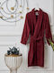 Cokitex Pure Collar Bathrobe Burgundy