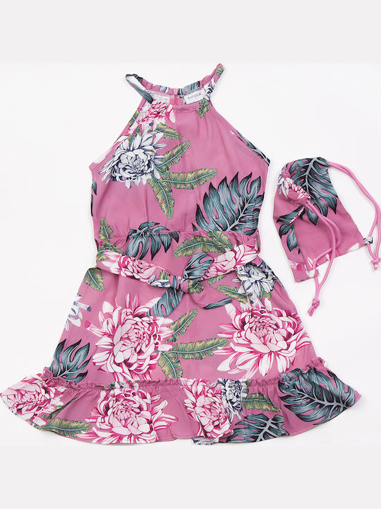 Trax Rochie pentru Copii Fără mâneci Floral Set...
